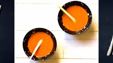 recept za juhu od rajčica s kokosovim mlijekom i limunskom travom