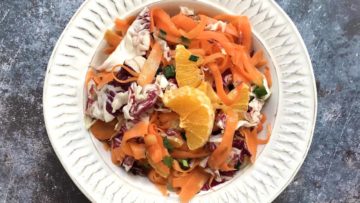 recept za salatu od mrkve, radiča i naranči