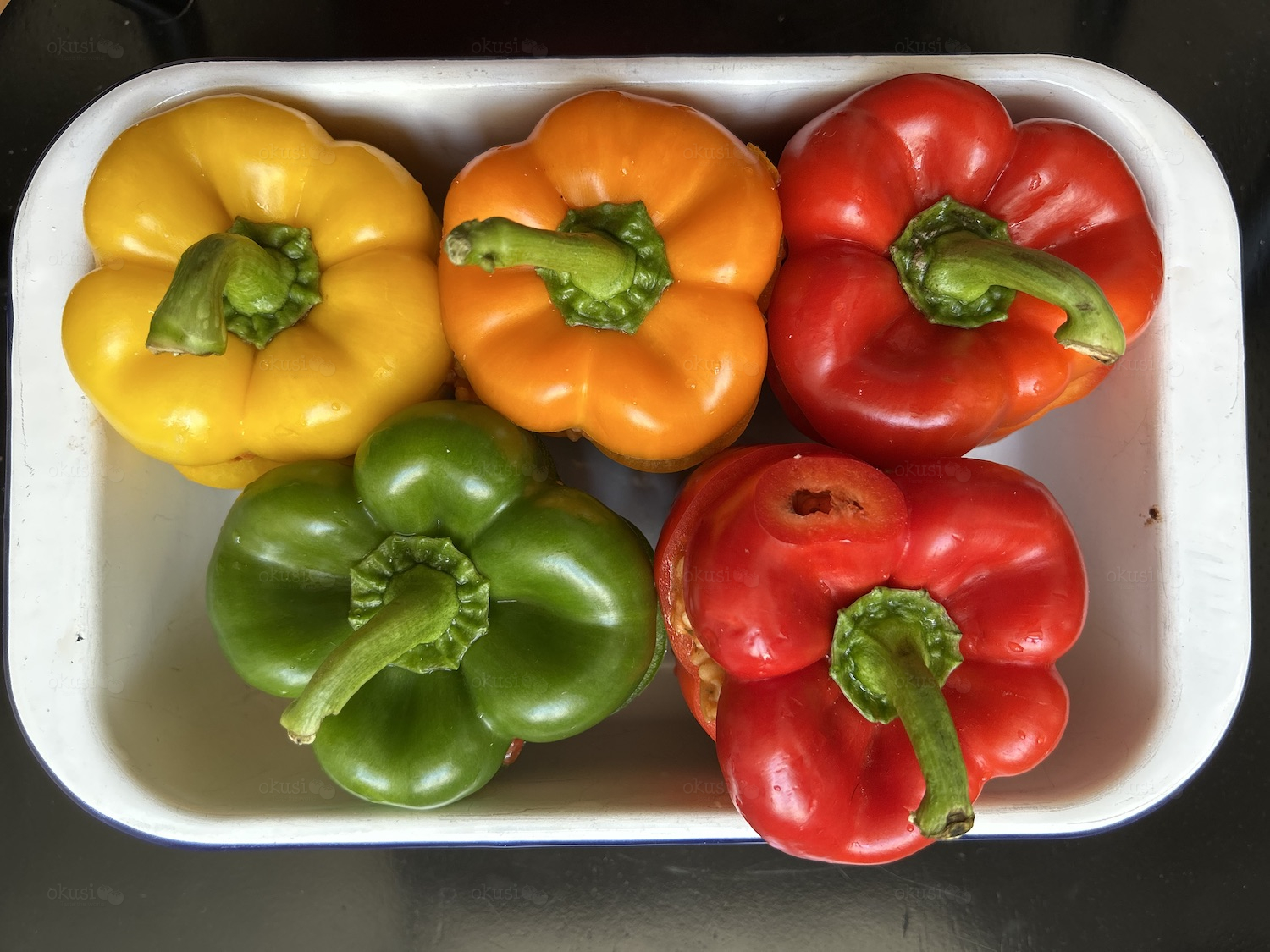 Gemista – grčke punjene paprike bez mesa